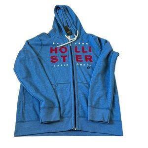 NWT‎ Hollister Women’s Blue Hoodie and Sweats Size L-XL Casual Relaxation